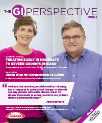 Dr. Timothy Ritter and PA Brooke Hodnick discussing the early treatment of Crohn's disease.
