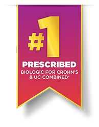 #1 Prescribed Biologic for Crohn’s & UC Combined.